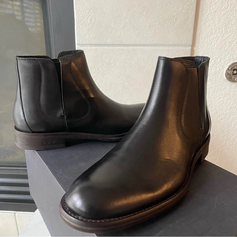 John Varvatos Waverly Covered Chelsea Men’s Boots Size 8 - Picture 4 of 8